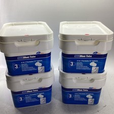 4x Pool Time Max Blue Tabs 22838PTM 6 en 1 Fórmula 3" Tabletas 5 lb Bañeras