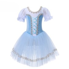 Ballet Dress with Sleeves Long Skirt Dance Performance Costume Kids' Outfit