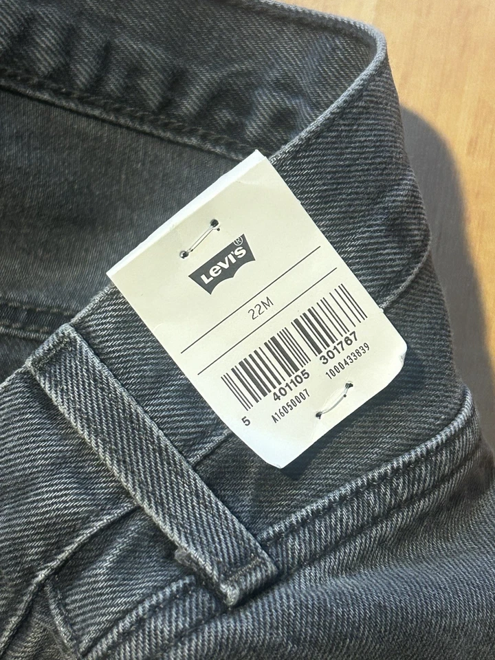 Jean Levi's 501 '90s Original Fit Gris Délavé - Photo 3/4