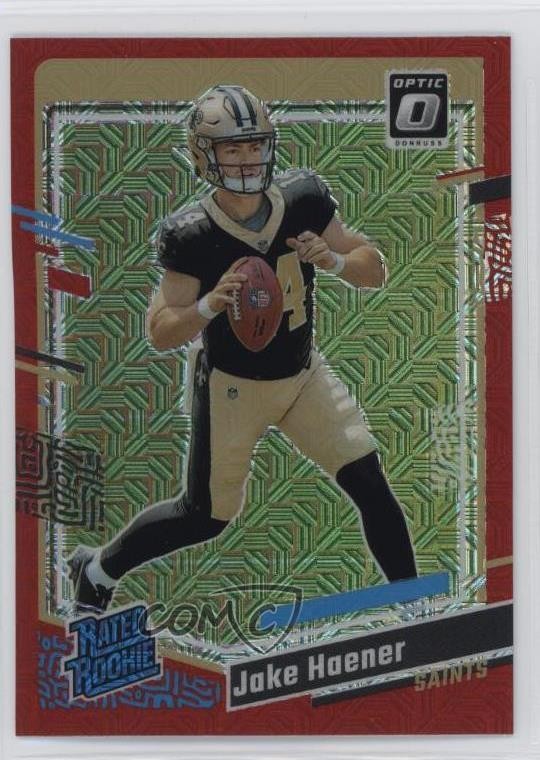 2023 Panini Donruss Optic Rated Rookie Red Mojo Prizm Jake Haener #277 5u3