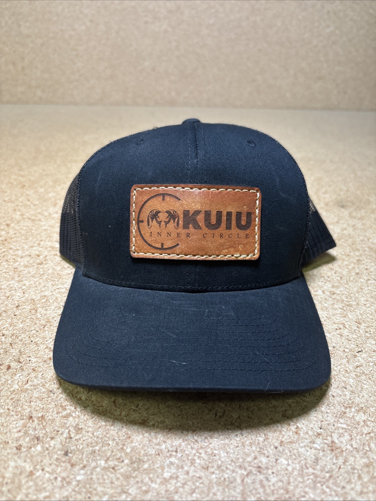 Kuiu Patch Snapback Mesh Back Trucker Hat Black One Size Richardson