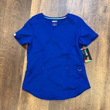 Scrubstar Blue Short Sleeve Top Women's XS NWT