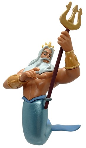 Disney Die kleine Meerjungfrau König Triton 4 Zoll PVC Figur [lose] - Bild 1 von 1