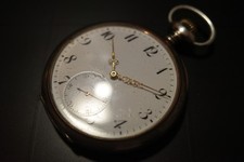 Zenith Pocket Watch .800 Silver 15J Grand Prix Paris 1900 Serviced, WORKING