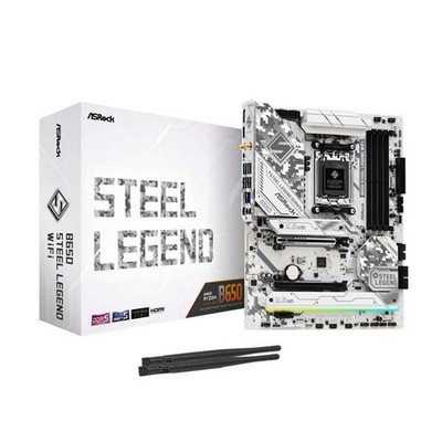 ASRock B650 Steel Legend WiFi ATX Motherboard | B650 Steel Legend WiFi