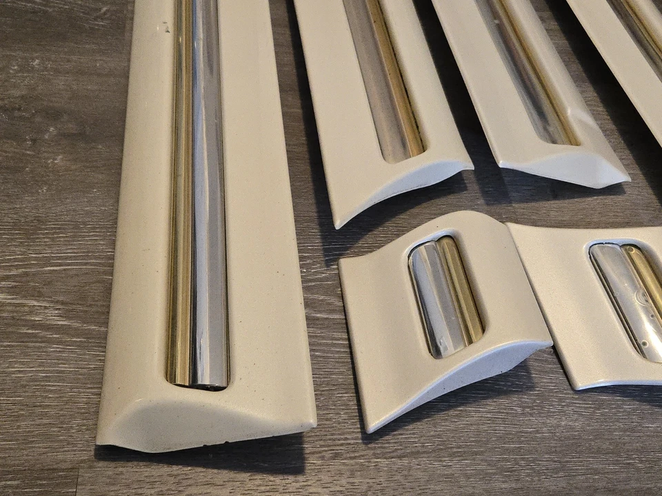 1997 1998 1999 Cadillac Deville 93u Diamond Pearl 8pc Trim Molding D'Elegance Foto 2 de 4