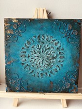 Mandala Unique Acrylic Painting Wall Art Home Decoration 20/20cm