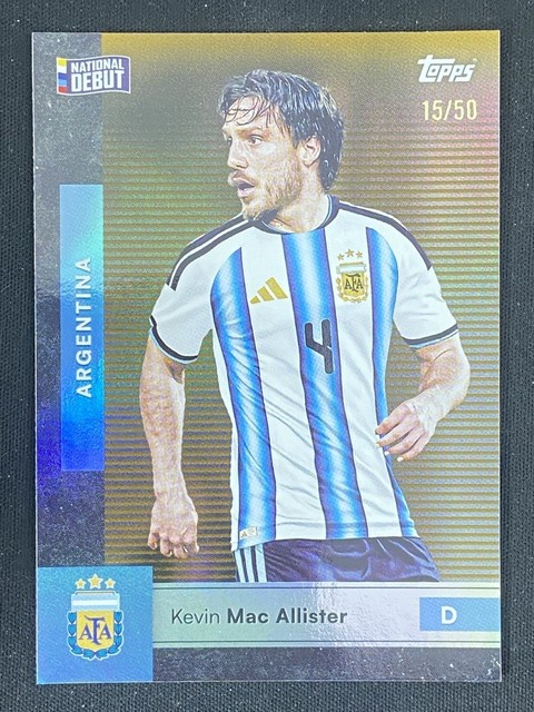 Kevin Mac Allister 2026 Topps Argentina Team Set Gold Base /50 #14
