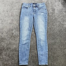 Lucky Brand Women  s Size 2/26 Blue Mid Rise Ava Skinny Denim Jeans Light Wash