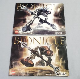 Lego BIONICLE Rahkshi (8587 - 8592) Complete Set of 6 w/ Kraata