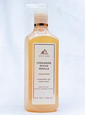 1 Bath  Body Works CINNAMON SPICED VANILLA Cleansing Gel Hand Soap 8.0 oz