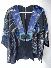Spencer Alexis Floral Kimono Jacket Womens Med Fairy Grunge Boho S
