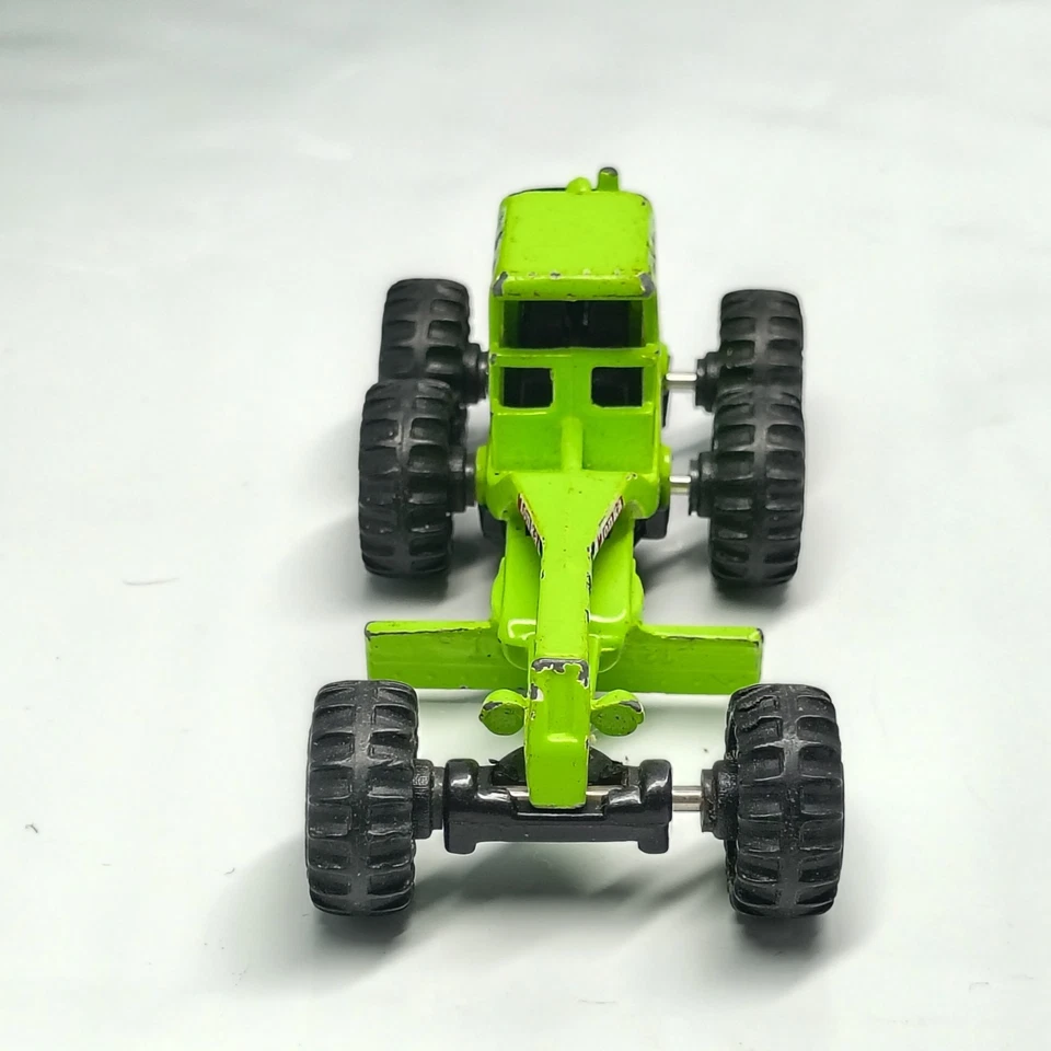 Maisto Tonka Hasbro 1998 Mini Road Grader Green Diecast 1:64 Vintage Toy - Image 4 of 4