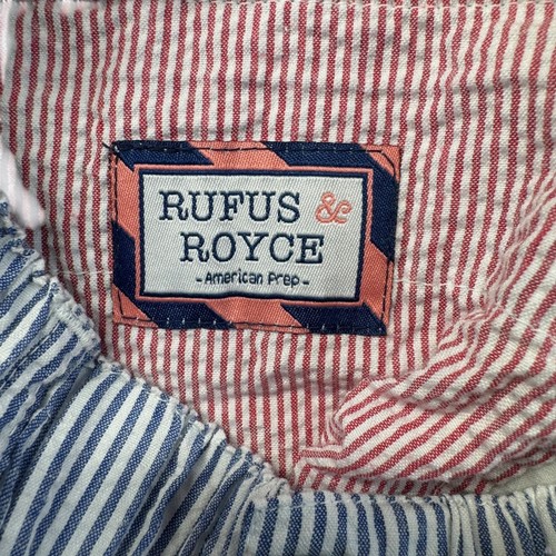 Rufus & Royce Shorts Kids Medium Republican Elephant Preppy American Seersucker - Picture 3 of 8