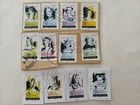 Lot 12 stamps Les queines de France 2026