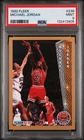 PSA 9 1992 Fleer Michael Jordan #239 League Leaders Chicago Bulls HOF MINT GOAT