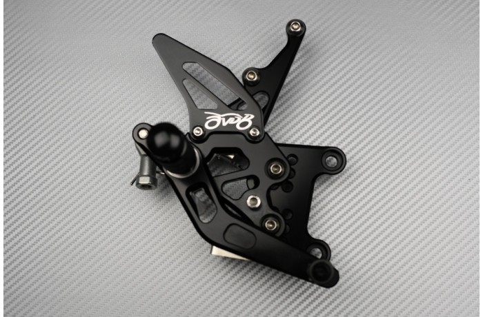Commandes Reculées Repose-Pied Moto Triumph Speed Triple 955i Bleu 2003 - 3