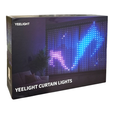 YEELIGHT Smart Curtain Lights, 5x6.5 Ft, 475 LEDs, APP Control, 100+ DIY