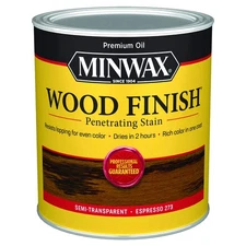 Minwax Wood Finish Espresso Stain Oil Based Quick Drying Rich Color 1 Quart