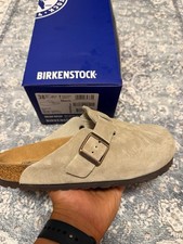Birkenstock Boston Clog Taupe, Größe 38, Sc...