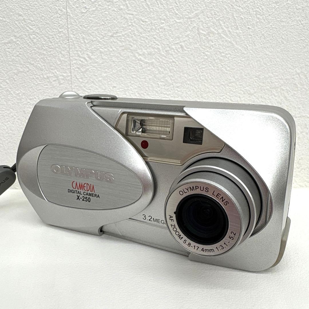美品 動作品 平成レトロ Y2K OLYMPUS CAMEDIA X-250 OLYMPUS CAMEDIA X-250 Compact Digital Camera Tested Excellent