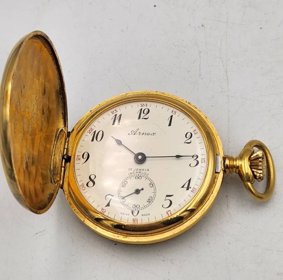 Reloj Bolsillo Peugeot Incabloc 17 Joyas Hecho en Suiza Caballo Jockey Caballos Raro Foto 2 de 4