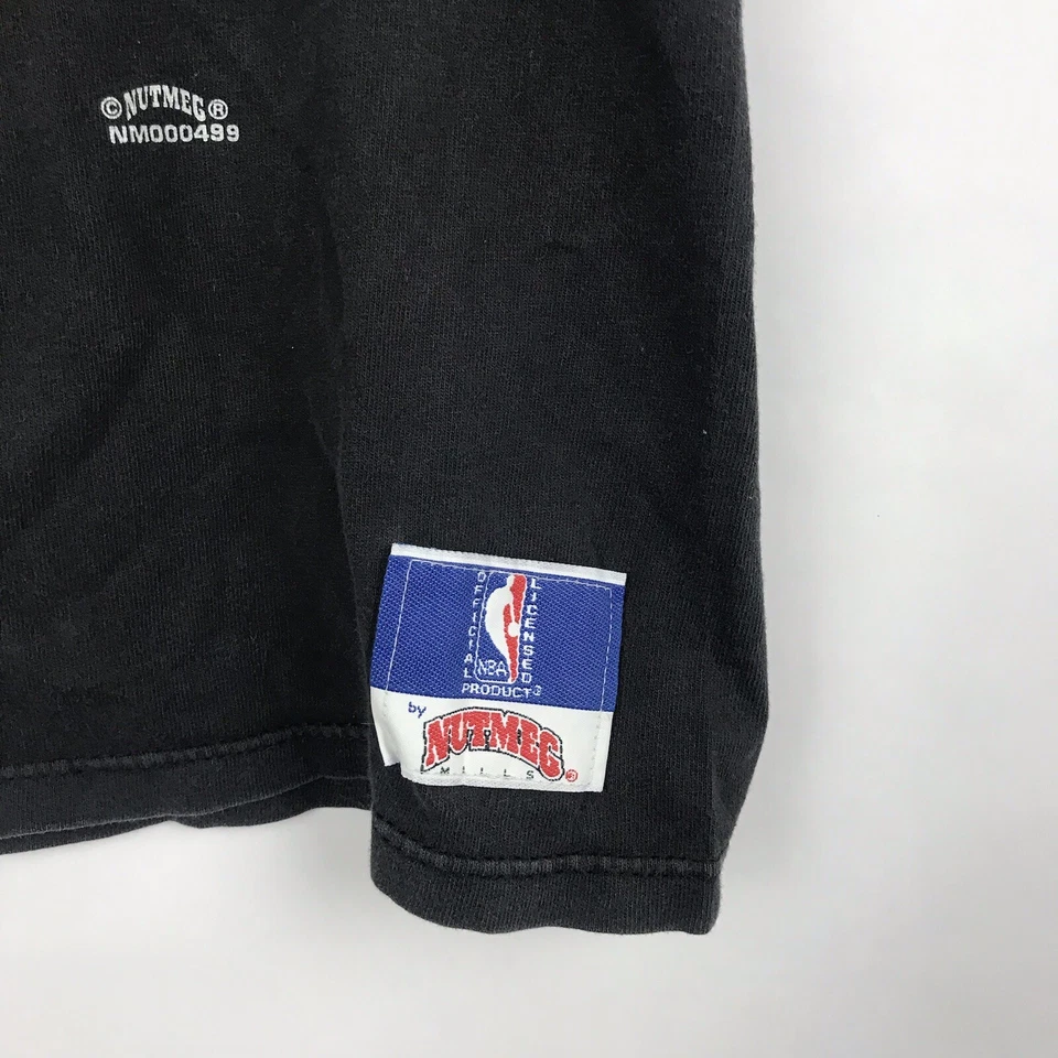 Camiseta De Colección 1993 Nuez moscada Phoenix Suns Logo Grande Fuego Espacio Exterior Niños Talla Grande Foto 4 de 4