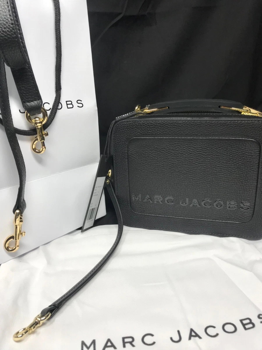 MARC JACOBS New Black Multi Small Logo strap Snapshot Camera Crossbody Bag