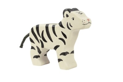 Holztiger 80565 Siberian Tiger Small 9 Cm Wooden Figures Series Wild Animals