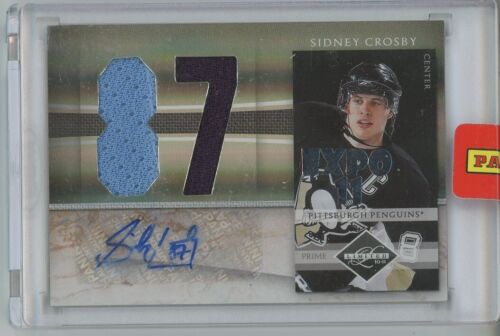 2010-11 PANINI LIMITED Sidney Crosby EXPO 11 JERSEY AUTO AUTOGRAPH /5 - Picture 1 of 2