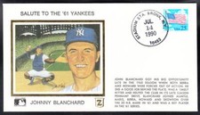 1961 NY YANKEES JOHNNY BLANCHARD Baseball Cover C3063
