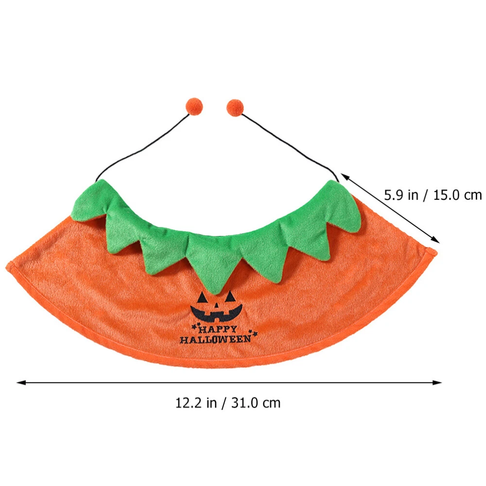 VETEMENTS Felpa con cappuccio per cani Halloween cuccioli abbigliamento zucca vestiti Halloween Cape