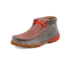 Womens Twisted X Gray Grenadine Driving Moccasin WDM0147
