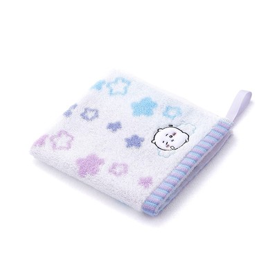 Chiikawa Pop Star Wash Towel Blue Pile