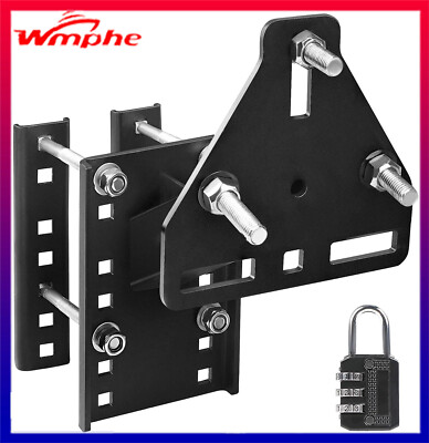 Boat Utility Trailer Spare Tire Locking Bracket Mount Carrier Wheel Cargo Holder