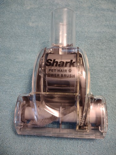 Shark Vacuum Pet Hair Power Brush Tool Attachment (Clear and Gray