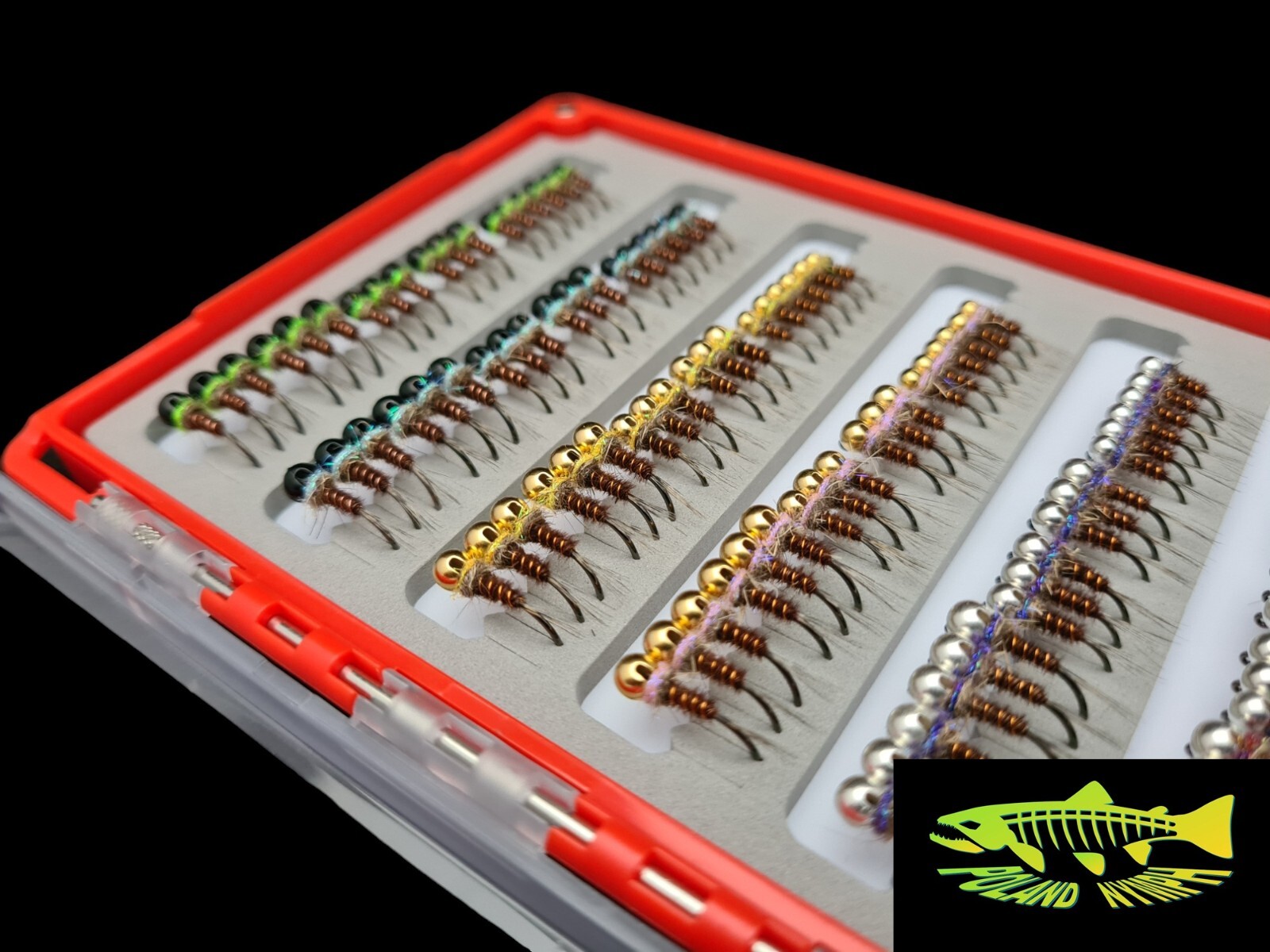 Polandnymph French PT Box 144 Euro Nymph size 12, 14 and 16  Jig Hooks BL - Image 7