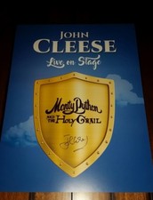 Signed 2017 JOHN CLEESE Monty Python Holy Grail LIVE SHOW POSTER Autograph Auto