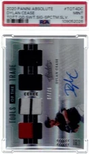 DYLAN CEASE - AUTO  - /75 - RC - PSA 9 - Quad Patch - 2020  Absolute #TOT4DC