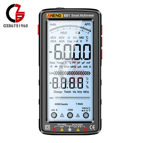 ANENG 683 682 681 Smart Digital Multimeter AC/DC Capacitance Meter Diode Tester - 第 8/30 張圖片