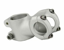 NEW! GENUINE 50MM LONG BICYCLE ALLOY STEM 28.6/25.4MM 7081 IN SILVER.