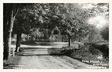 Park Street & Mill Race Flanders NJ New Jersey 1911 RPPC Photo Postcard COPY