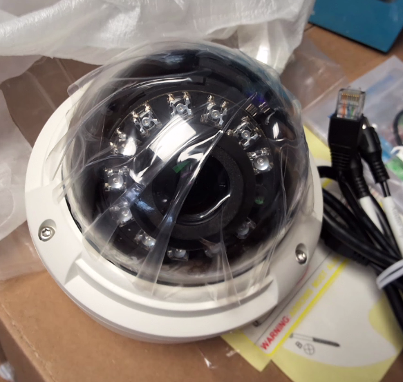 HD 1080P 2MP IP PoE Vandal Camera-Manual Zoow 2.8-12mm-MicroSD slot-Night IR