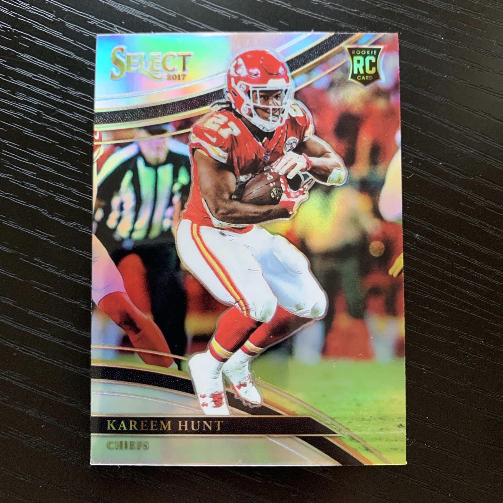 2017 Select Kareem Hunt Field Level Silver #238 Kansas City Chiefs