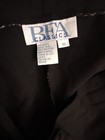 BFA CLASSICS BLACK PLEATED POLYESTER CAREER Pants 10 PETITE ADJUSTABLE WAIST SEE — photo 3