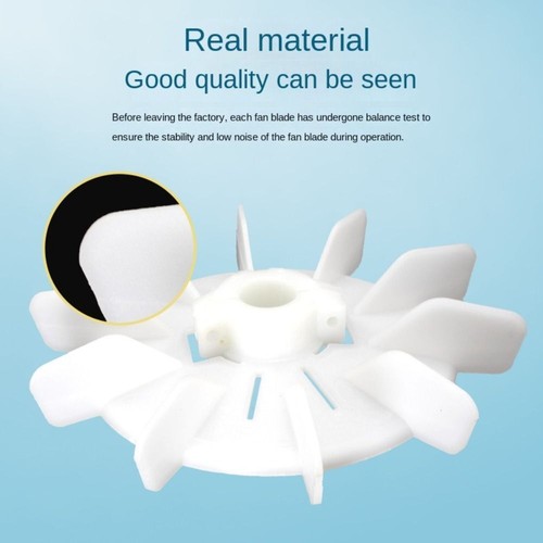New Type Motor Accessories High Temperature Plastic Motor Fan Motor Cooling Fan - Picture 3 of 14