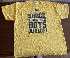 Vintage Gildan T Shirt Michigan National Champions 1989 White Mens XL