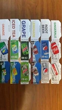 (18) 12oz "CAN" COKE/SODA VENDING MACHINE LABELS VARIETY PACK "NEW"/OEM ROYAL