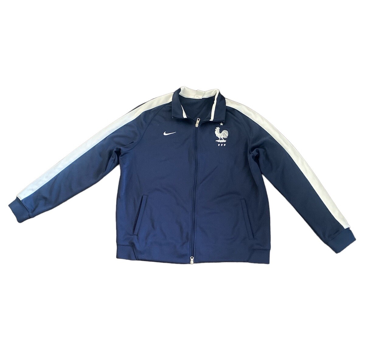 Nike フランス代表 ネイビージャケット Nike Men's Size XXL N98 FFF France National Team Authentic