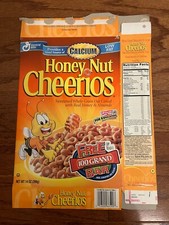 2000 General Mills "HONEY NUT CHEERIOS" 100 GRAND BAR COUPON Cereal Box, RARE 
